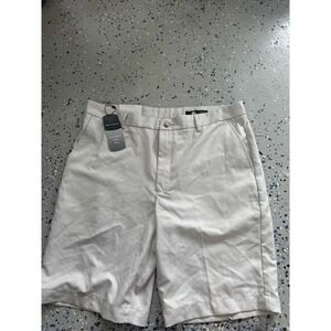 Greg Norman Natural Performance Golf Shorts‎ Mens W36 Beige New with Tags
